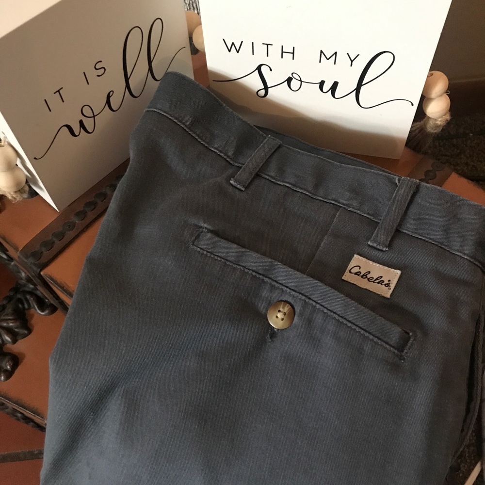 Cabela’s Pants Men  40 x 34 Comfortable Blue